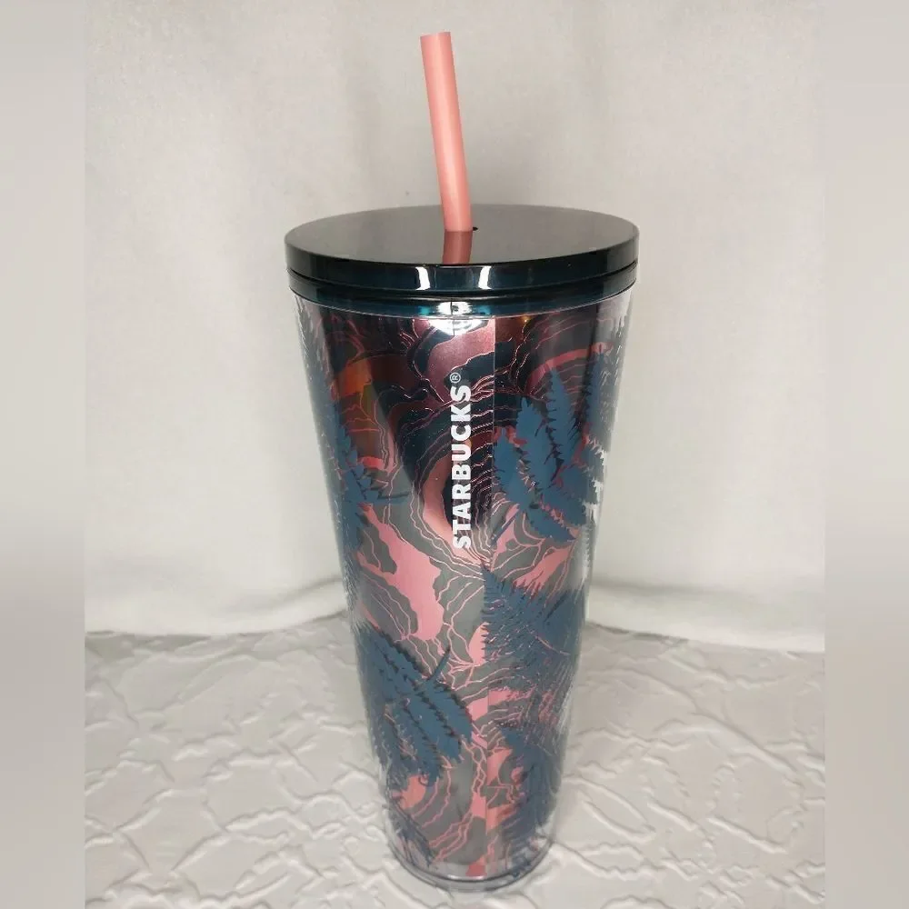 Starbucks Tumbler Blue Fern